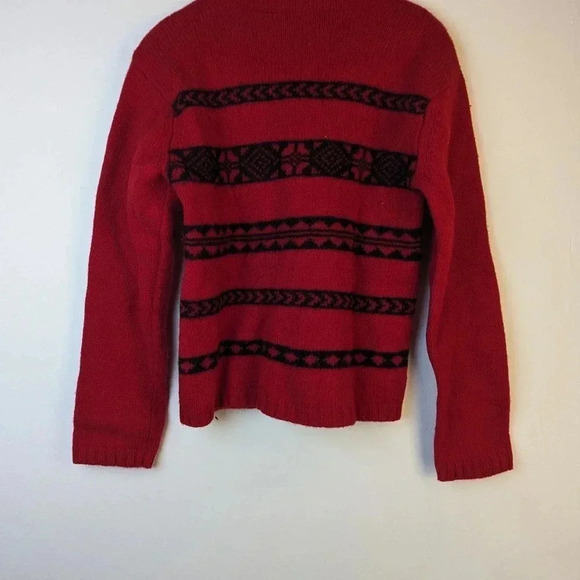 Structure Lambs Wool Striped Sweater - Large - Picture 3 of 3